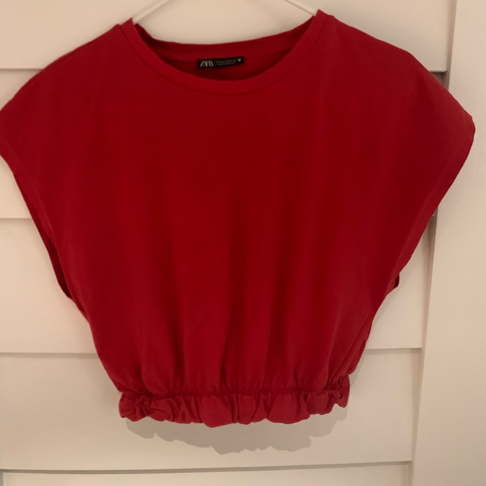 ZARA Elastic hem top